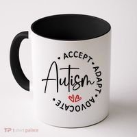 Autism Awareness Accept Adopt Advocate Coffee Mug thumb 0