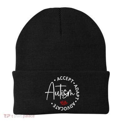 Autism Awareness Accept Adopt Advocate Beanie