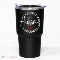 Autism Awareness Accept Adopt Advocate Tumbler thumb 0