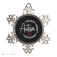 Autism Awareness Accept Adopt Advocate Ornament thumb 0