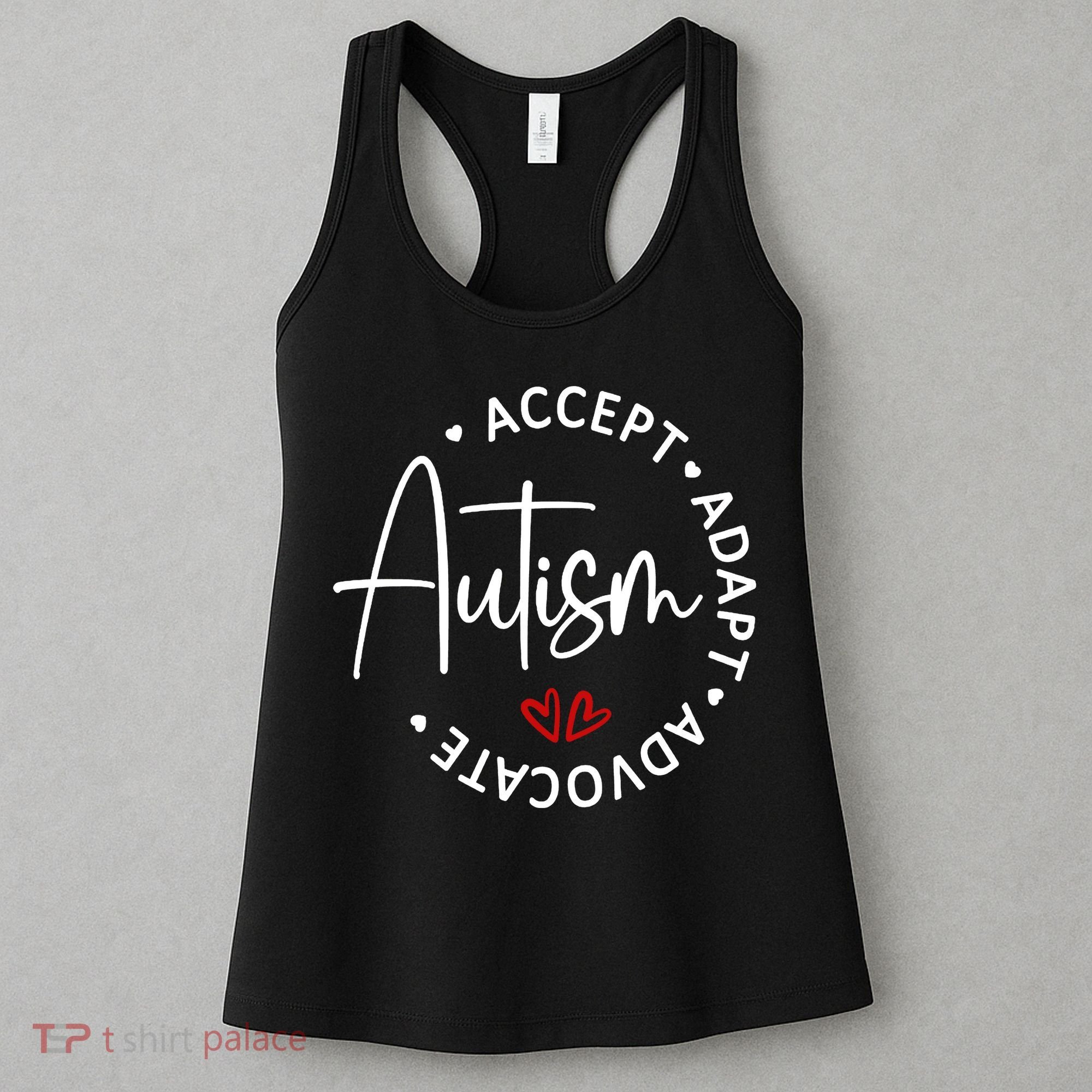 Autism Awareness Accept Adopt Advocate Women's Tank Top