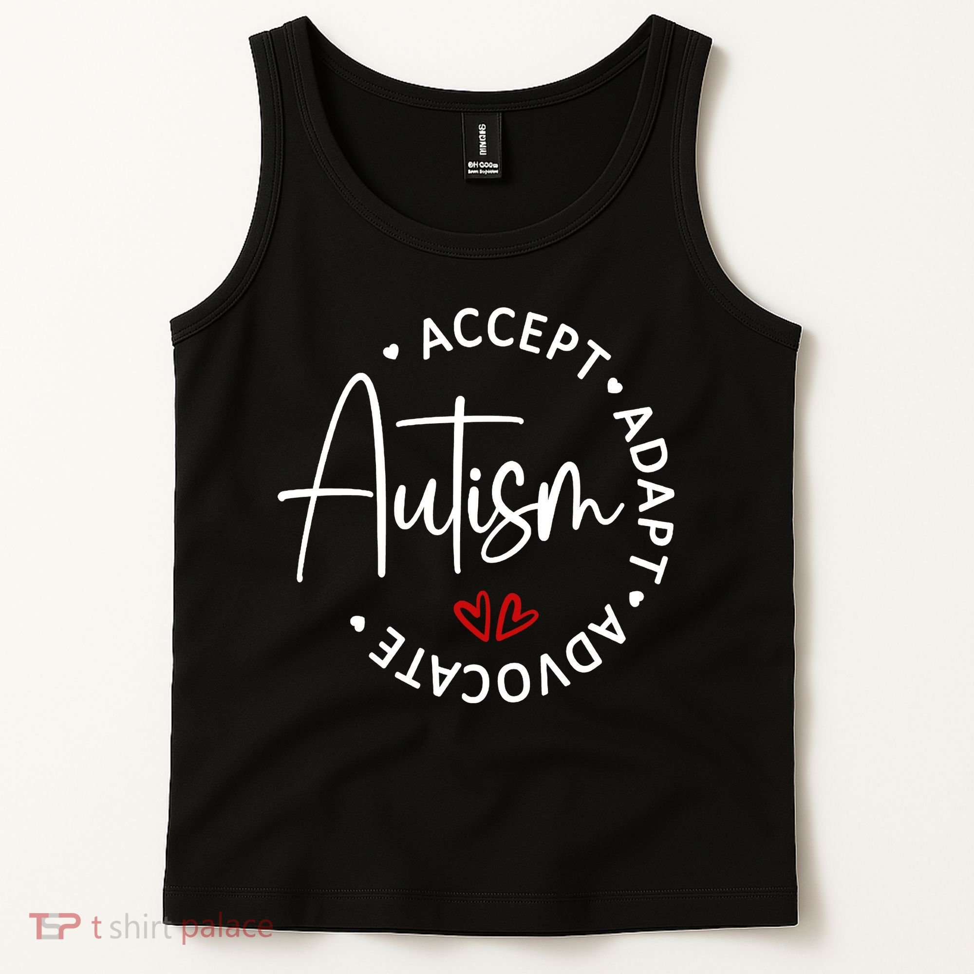 Autism Awareness Accept Adopt Advocate Tank Top