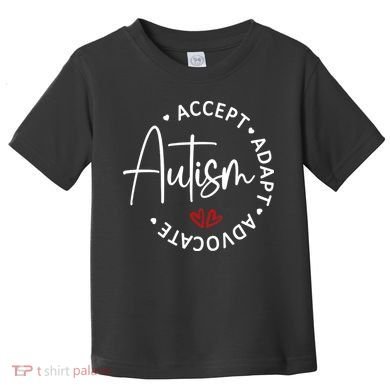 Autism Awareness Accept Adopt Advocate Toddler T-Shirt