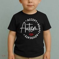 Autism Awareness Accept Adopt Advocate Toddler T-Shirt thumb 2