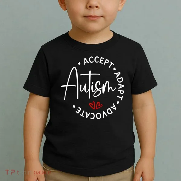 Autism Awareness Accept Adopt Advocate Toddler T-Shirt