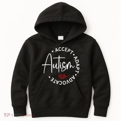 Autism Awareness Accept Adopt Advocate Kids Hoodie