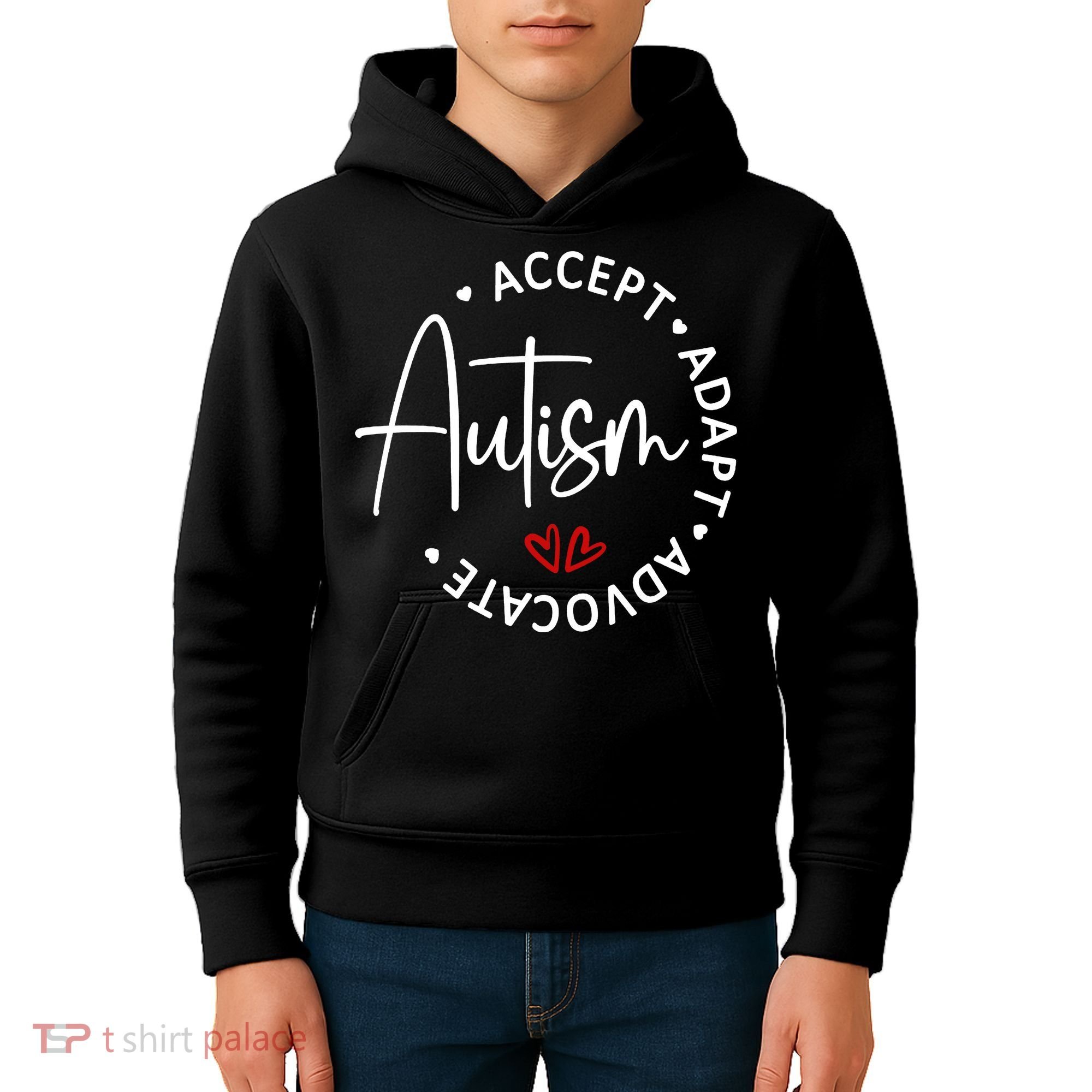 Autism Awareness Accept Adopt Advocate Kids Hoodie