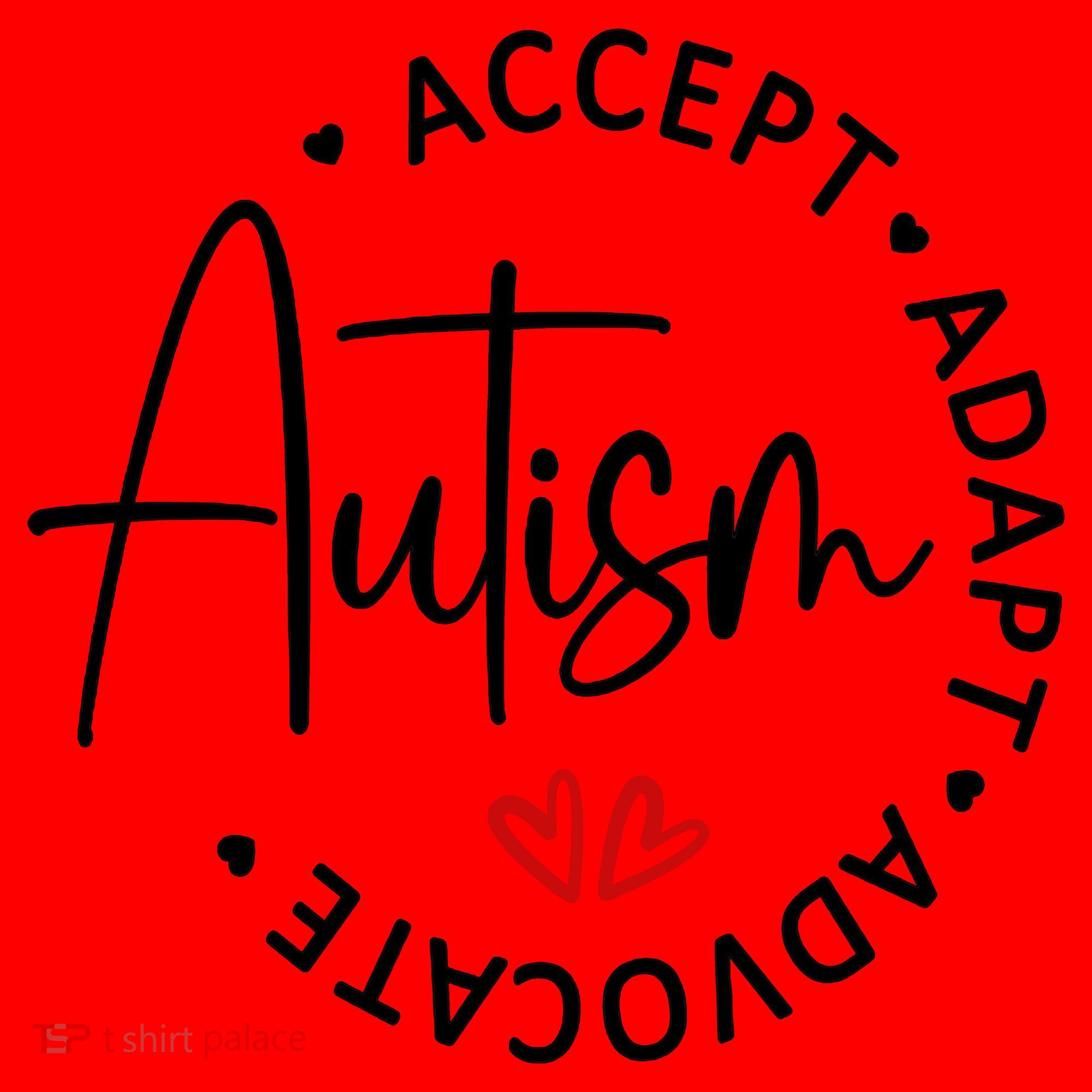 Autism Awareness Accept Adopt Advocate Santa Hat