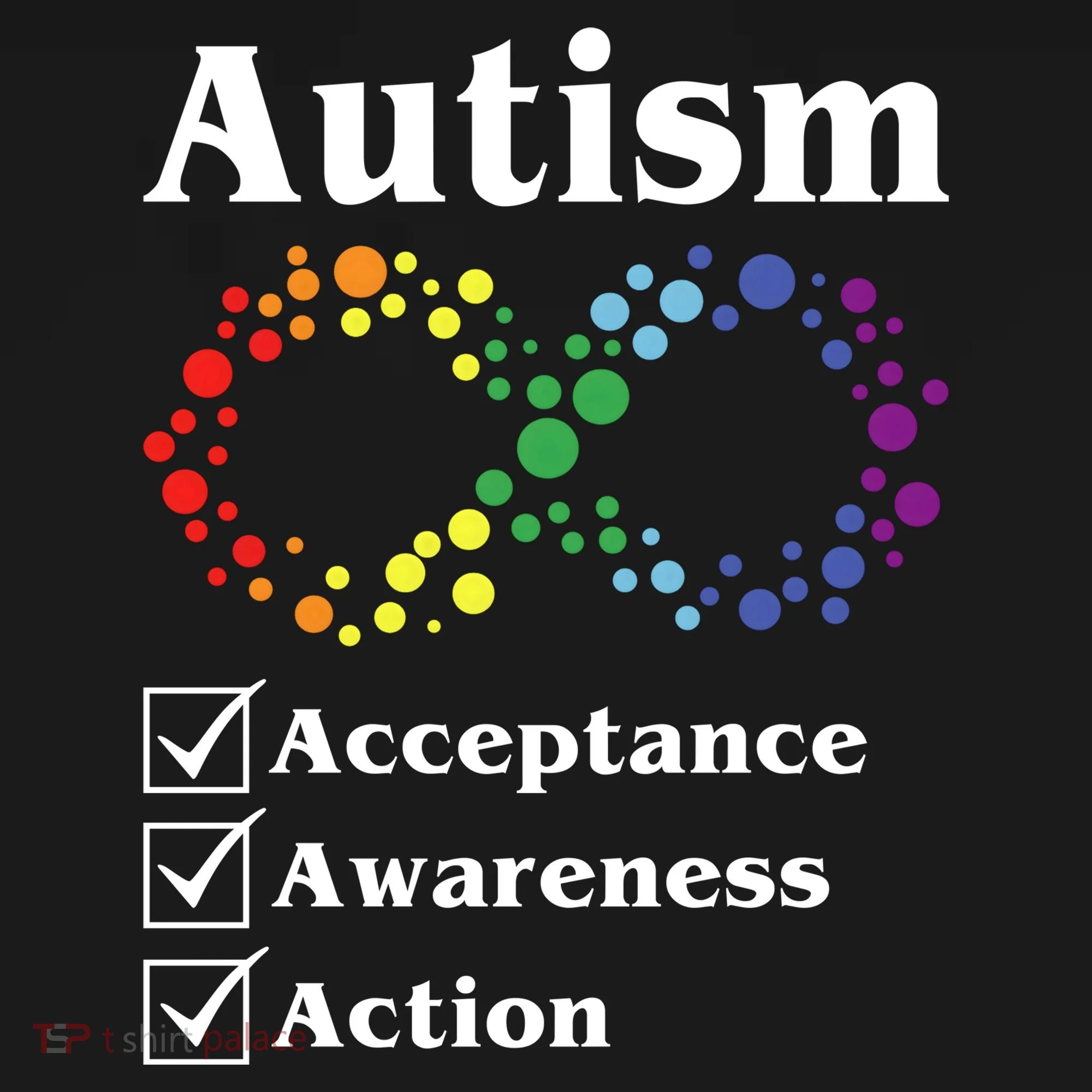 Autism Acceptance Awareness Action Doggie Tank