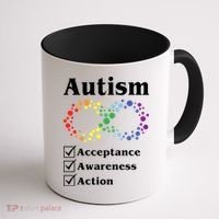 Autism Acceptance Awareness Action Coffee Mug thumb 1
