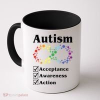 Autism Acceptance Awareness Action Coffee Mug thumb 0