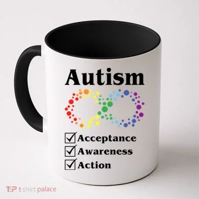 Autism Acceptance Awareness Action Coffee Mug