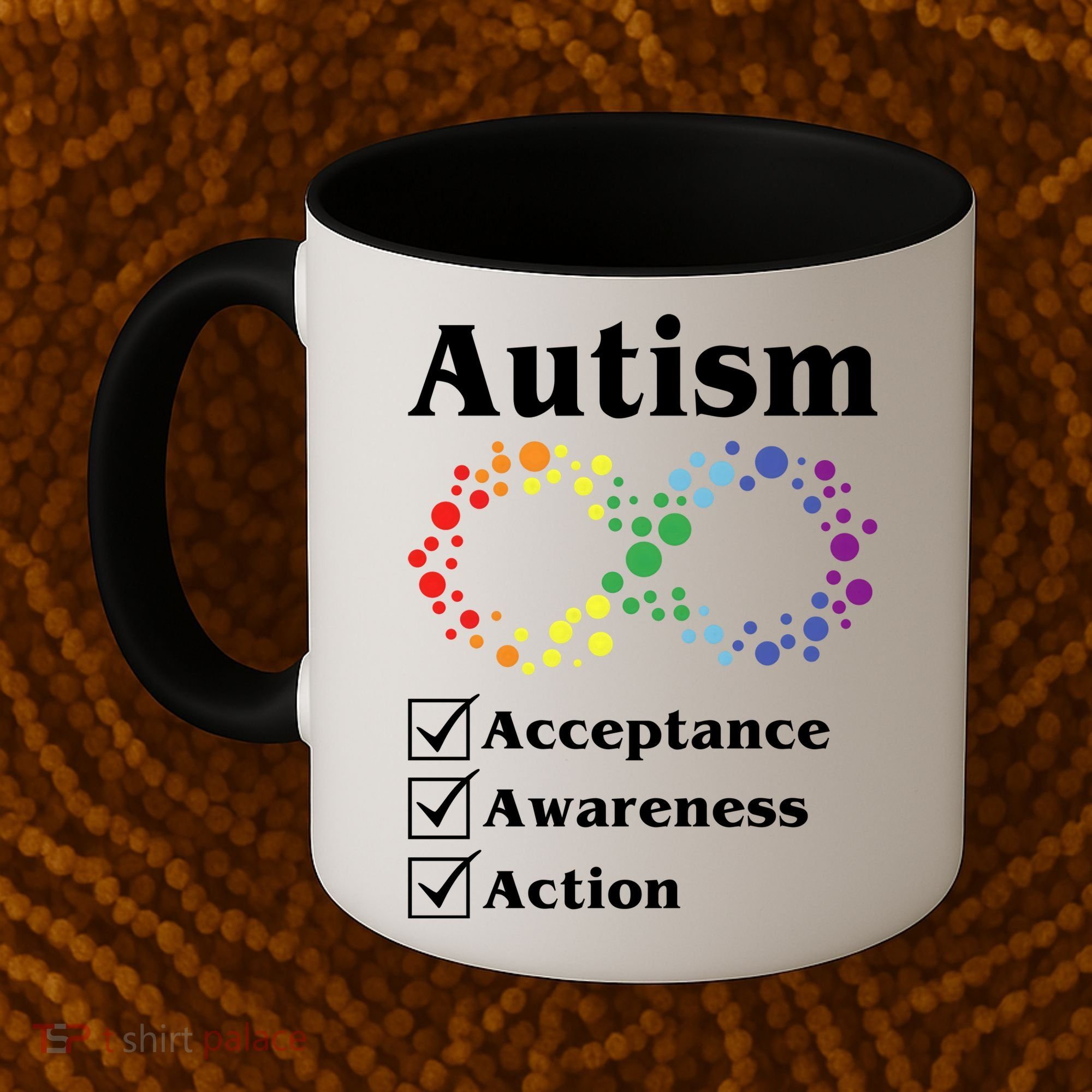 Autism Acceptance Awareness Action Coffee Mug