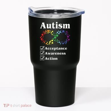 Autism Acceptance Awareness Action Tumbler
