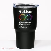 Autism Acceptance Awareness Action Tumbler thumb 0