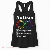 Autism Acceptance Awareness Action Women's Tank Top thumb 0