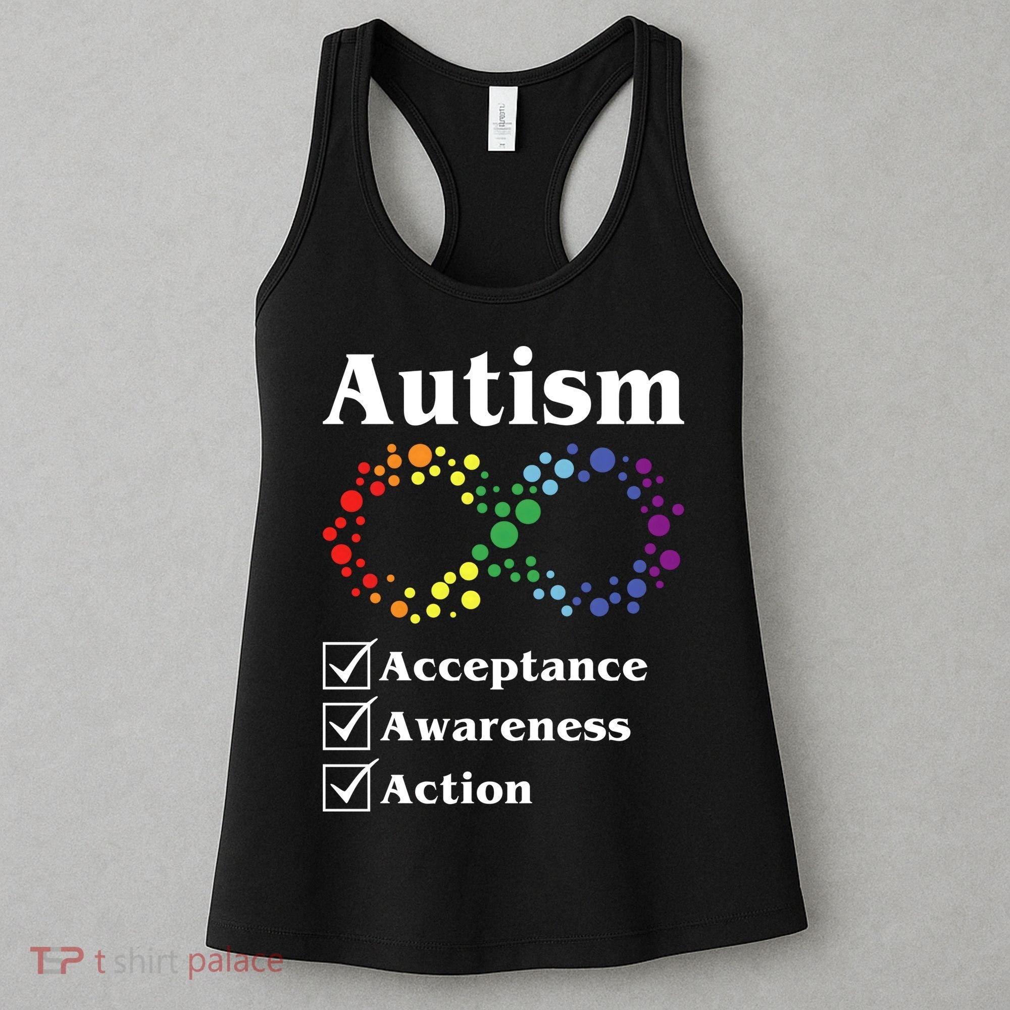 Autism Acceptance Awareness Action Women's Tank Top