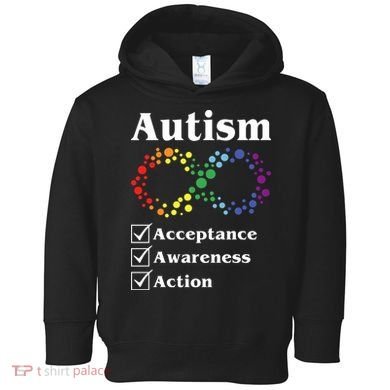 Autism Acceptance Awareness Action Toddler Hoodie