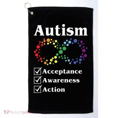 Autism Acceptance Awareness Action Golf Towel
