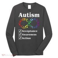 Autism Acceptance Awareness Action Long Sleeve Shirt thumb 0