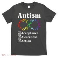 Autism Acceptance Awareness Action T-Shirt thumb 0