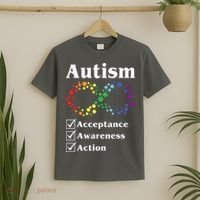 Autism Acceptance Awareness Action T-Shirt thumb 2