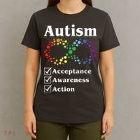Autism Acceptance Awareness Action T-Shirt thumb 4