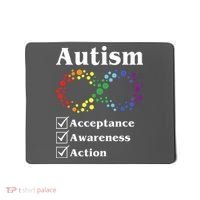 Autism Acceptance Awareness Action Mousepad thumb 0