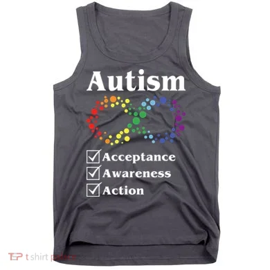 Autism Acceptance Awareness Action Tank Top