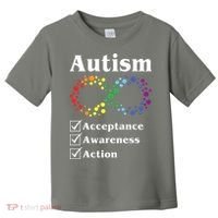 Autism Acceptance Awareness Action Toddler T-Shirt thumb 0