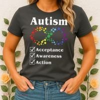 Autism Acceptance Awareness Action Women's T-Shirt thumb 2