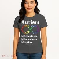 Autism Acceptance Awareness Action Women's T-Shirt thumb 4