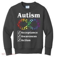Autism Acceptance Awareness Action Kids Sweatshirt thumb 0