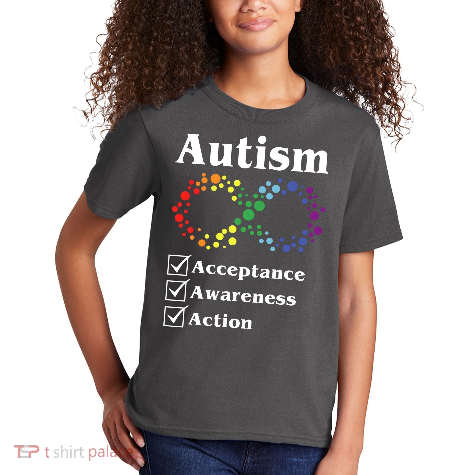 Autism Acceptance Awareness Action Kids T-Shirt