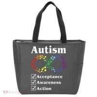 Autism Acceptance Awareness Action Tote Bag thumb 0