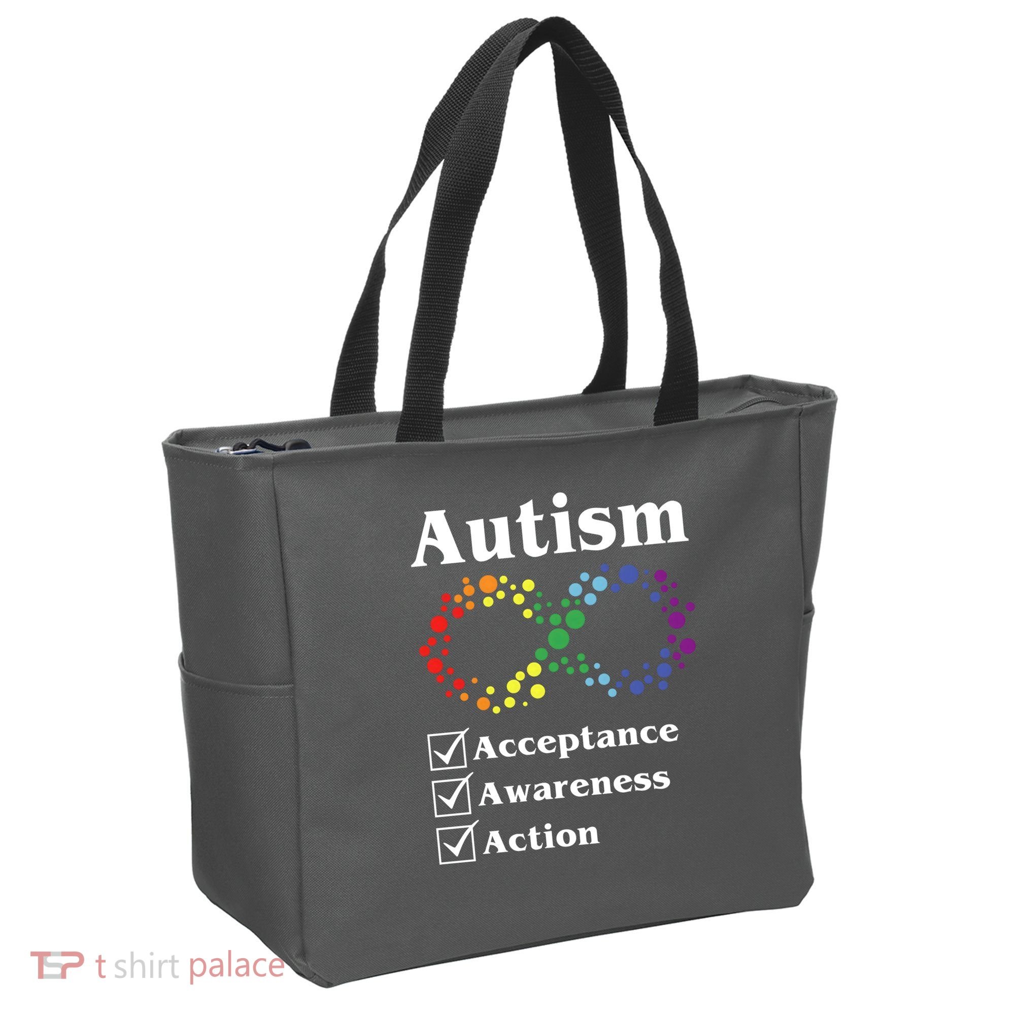Autism Acceptance Awareness Action Tote Bag