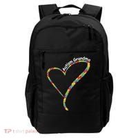 Autism Awareness Autism Grandma Heart Backpack thumb 0
