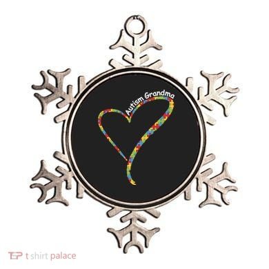 Autism Awareness Autism Grandma Heart Ornament
