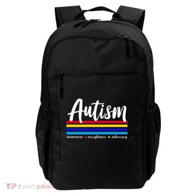 Autism Awareness Acceptance Advocacy Backpack
