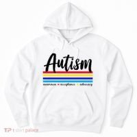 Autism Awareness Acceptance Advocacy Hoodie thumb 0