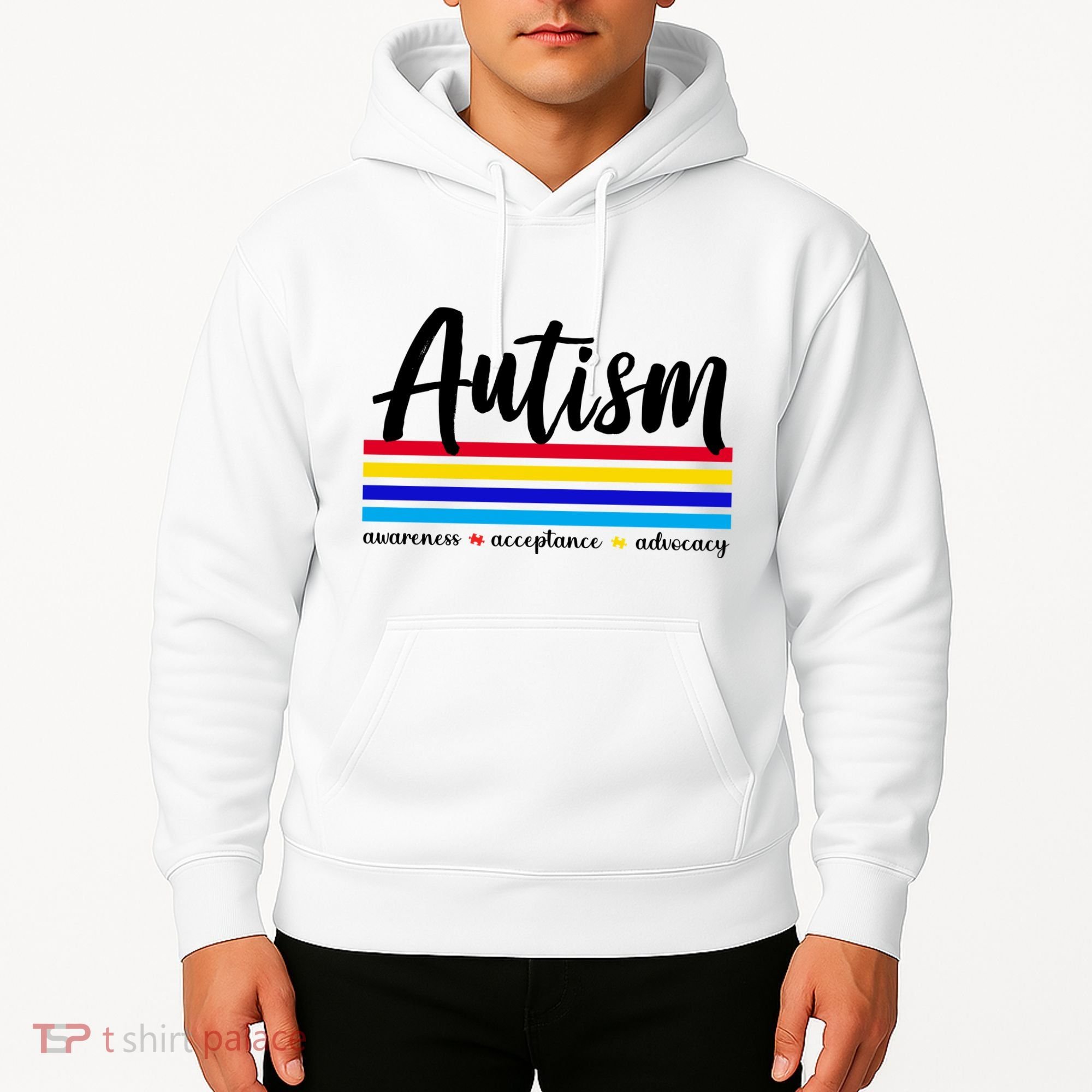Autism Awareness Acceptance Advocacy Hoodie