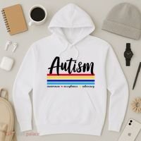 Autism Awareness Acceptance Advocacy Hoodie thumb 3