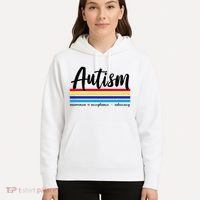 Autism Awareness Acceptance Advocacy Hoodie thumb 5