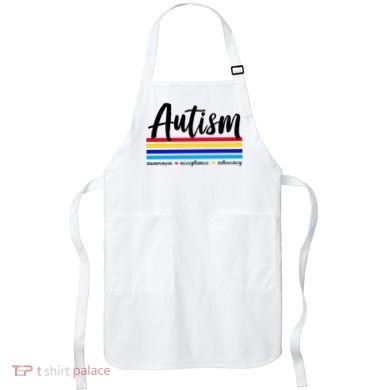 Autism Awareness Acceptance Advocacy Apron