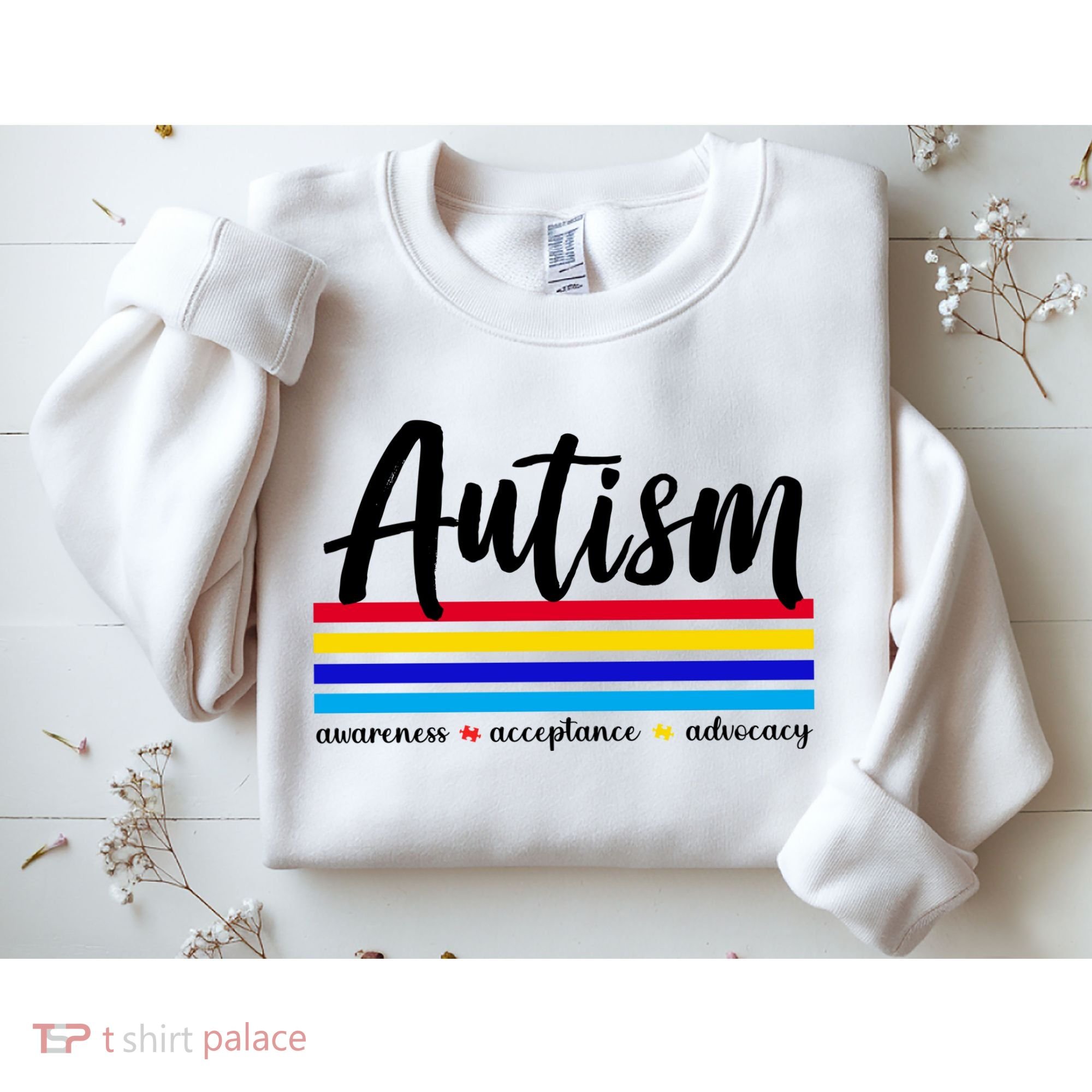 Autism Awareness Acceptance Advocacy Sweatshirt