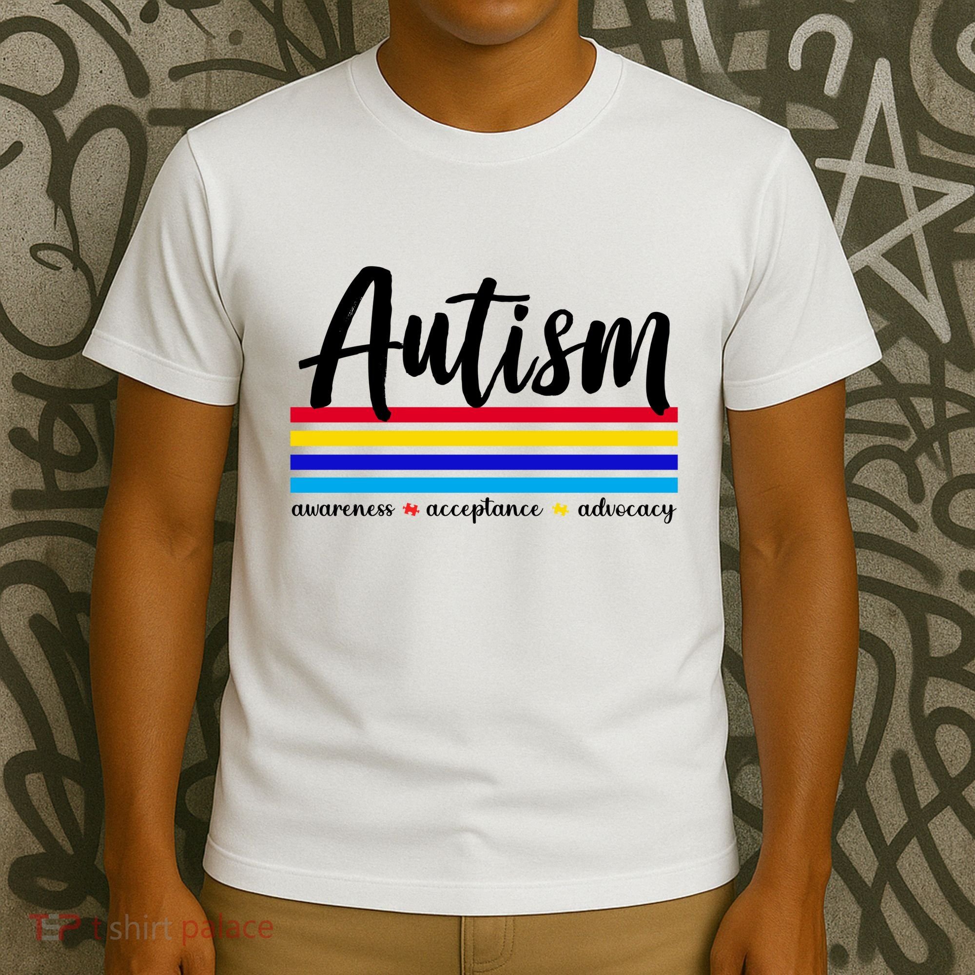 Autism Awareness Acceptance Advocacy T-Shirt