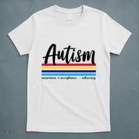 Autism Awareness Acceptance Advocacy T-Shirt thumb 5