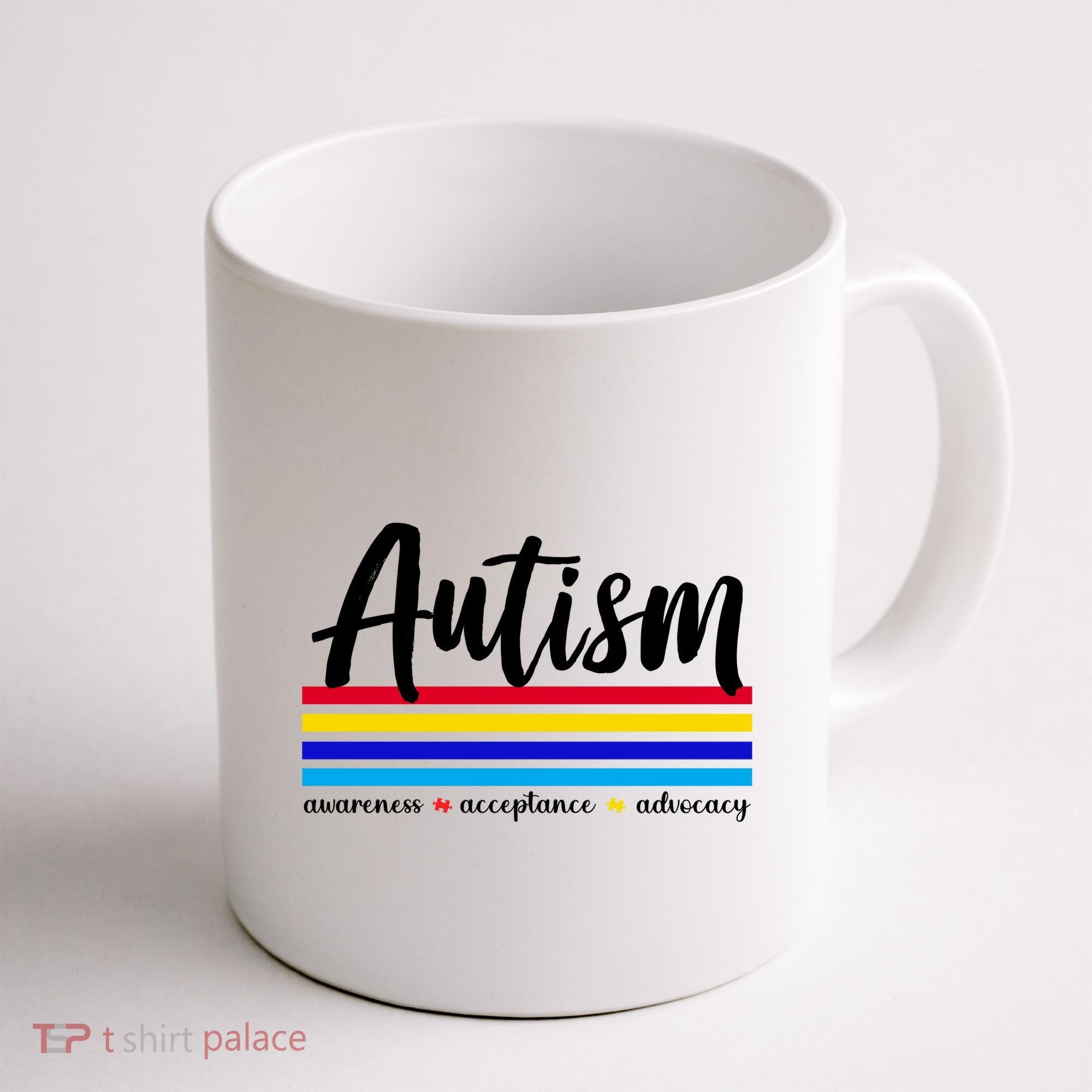 Autism Awareness Acceptance Advocacy Coffee Mug