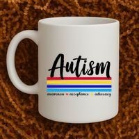 Autism Awareness Acceptance Advocacy Coffee Mug thumb 2