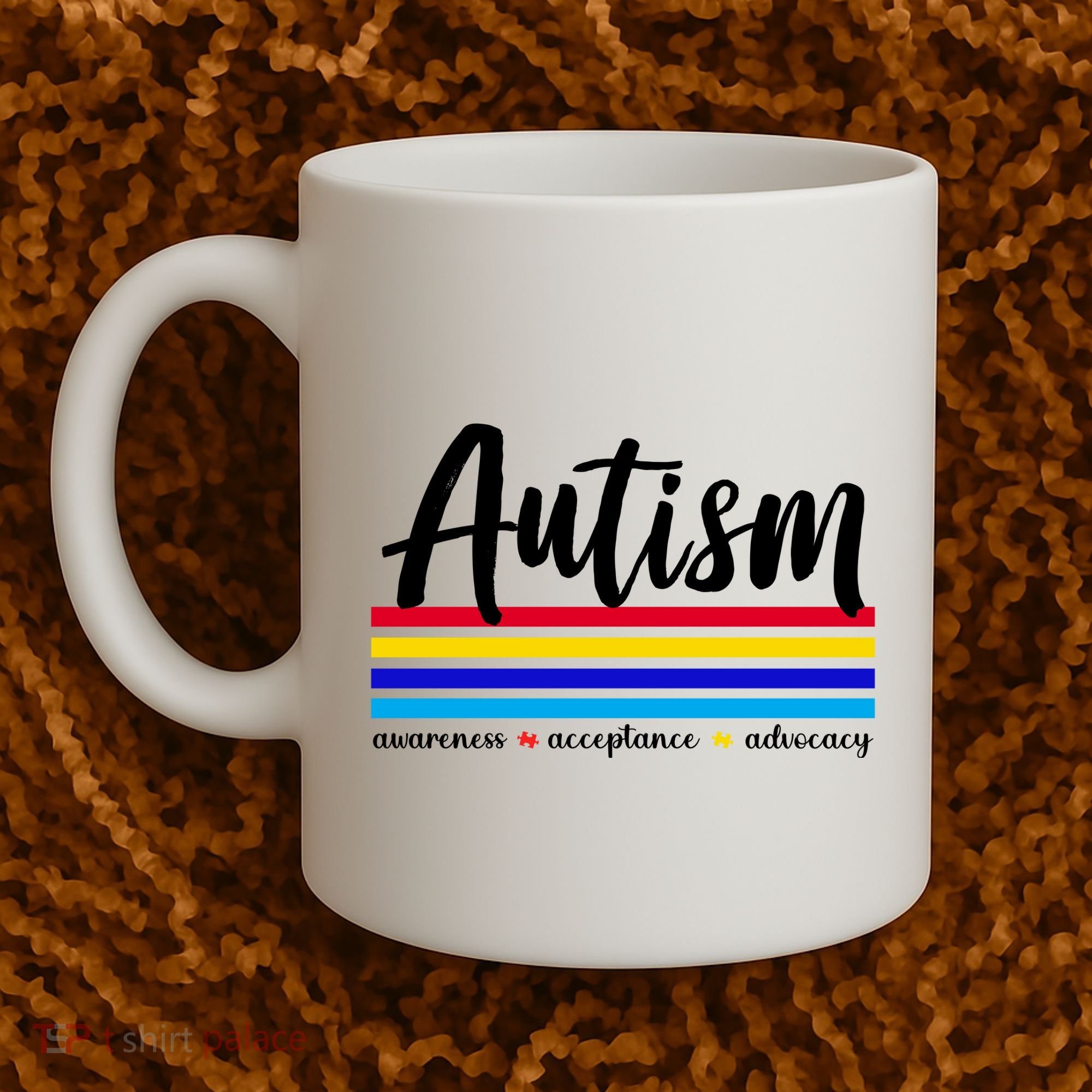 Autism Awareness Acceptance Advocacy Coffee Mug